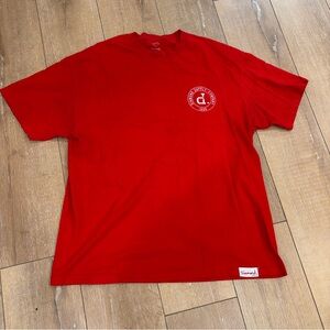 Diamond Supply Co. Bold Red Short Sleeve Tee